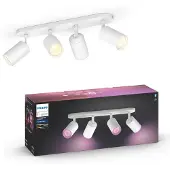 Philips Hue Fugato Opbouwspot White and Color - Wit - 4-spots