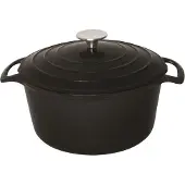 Vogue Ronde Braadpan Zwart 3,2ltr | Ø20,5cm