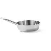 Hendi Sauteerpan zonder deksel, Pan + steelpan, Zilver
