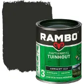 Rambo Pantserbeits Tuinhout Zijdeglans Dekkend Antraciet 1216 750 ML