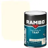 Rambo pantserlak trap dekkend zijdeglans zuiverwit 1,25 liter