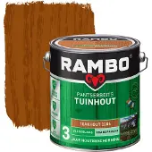 Rambo pantserbeits tuinhout transparant teakhout zijdeglans 2,5 liter