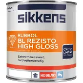 Sikkens Rubbol BL Rezisto High Gloss - Wit - 1L - Lak