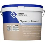 Sigma Sigmacryl Universal Matt | Matte Muurverf 10 LTR - Lichte kleur|2