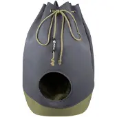 District 70 CASA - Opvouwbaar Katoenen Kattenhuis inclusief Kussentje - Mosgroen - 45 x 45 x 60 cm
