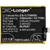 123accu OnePlus BLP657 accu (3300 mAh, huismerk)