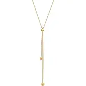 Elli - Halsketting - Dames Y-Ketting Bol Hanger Filigraan Verstelbaar in 925 Sterling Zilver - Dames
