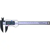 Benson Tools Digitale Schuifmaat 150 mm – Carbon/Fiber – LCD-display