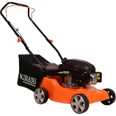 Kibani Benzine Grasmaaier - 94 cc / 2.1 pk 4-takt Motor †“ Maaibreedte 40 cm †“ 3 Instelbare Maaihoogtes - Incl. 40L Opvangbak
