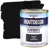 Hermadix Houtdecor Dekkend Zwart 620 750 ML