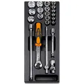 Beta T92 Harde voorgevormde inzetbakken met assortiment gereedschap - 024240092