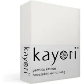 Kayori Hoeslaken Shizu Offwhite (Percal)-90 x 210/220 cm