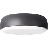 Northern Plafondlamp , Over Me, dimbare, Zwart, Woonkamer, Metaal, Designer