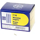 Klusgereedschapshop Messing nagels verloren kop 1.2 x 15mm 1kg