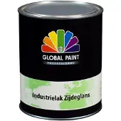 Global Paint Industrielak Zijdeglans | Lakverf Buiten 1 LTR - Wit