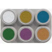 Grimas schmink - 6 kleuren - metallic