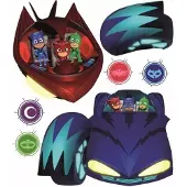 Arditex muurstickers PJ Masks cars & villains 2 stickervellen