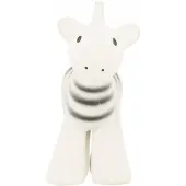 Tikiri Mijn Eerste Safaridiertje - Zebra - In Natuurlijk Rubber - Met Belletje - 0 Jaar
