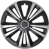 Pricenet wieldop Terra 16 inch ABS zwart/zilver per stuk