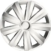Carpoint Wieldoppen Venture 16 Inch Abs Zilver Set Van 4