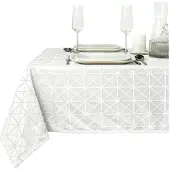 Unique living Sierle tafelkleed 140x200cm white