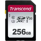Transcend 256GB SDXC Class 10 UHS-I U3 V30 (R 95 W 45 MB/s)