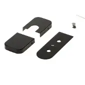 Nemef 4208 Veiligheidsbijzetslot | SKG** | DM50mm | voorplaat RVS 25x140mm afgerond | P 4208/12 | DR 1+2+3+4 - 9420827500