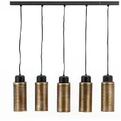 Furnilux hanglamp mir 5 lampen goud