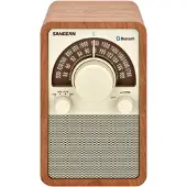 Sangean WFR-15 BT, retro radio, BT, walnoot