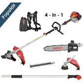 HECHT 1331 - 4 in 1 - Benzine multifunctionele tuinset | bosmaaier