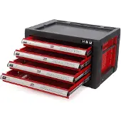 Toolsidee 4 Laden Gereedschap Opzetkast - ROOD