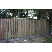 Intergard Hout beton schutting grijs 200x190cm (per set)
