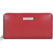 Mandarina Duck Portemonnee 'Hera 3.0' robijnrood / zilver