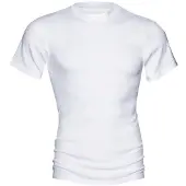 Mey Noblesse Regular Fit T-Shirt ronde hals wit, Effen