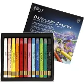 Packlinq Aquarelkrijt, dikte 8 mm, l: 9,3 cm, 12stuks