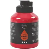 Packlinq Pigment Art School, primary red, semi-opaque, good fade resistant, 500ml
