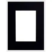 Packlinq Passe-partouts 413 Zwart 40x60cm Met 29x44cm Uitsnede (5 Stuks)