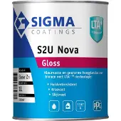 Sigma S2U Nova Gloss | Hoogglans Lakverf Binnen 1 LTR - Kleur|1|2