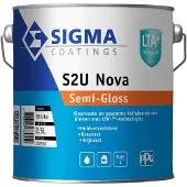 Sigma S2U Nova Semi-Gloss | Halfglans Lakverf Binnen 2,5 LTR - Lichte kleur|2