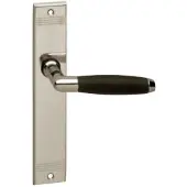 Intersteel Langschild recht met groef met toilet-/badkamersluiting - nikkel glans