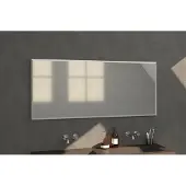 Brauer Onyx rechthoekige spiegel 160x70cm RVS geborsteld