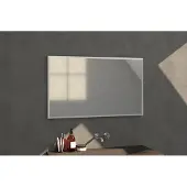 Brauer Onyx rechthoekige spiegel 120x70cm RVS geborsteld