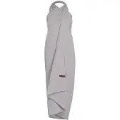 Knit Factory Liv Pareo/Stranddoek - Licht Grijs - 180x130 cm