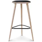 Fameg Finn houten barkruk whitewash 78 cm