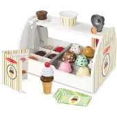 Melissa & Doug Wooden Ice Cream Counter