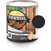 Restol Houtolie Zijdeglans Ebbenzwart 5 LTR