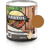 Restol Houtolie Houtolie Mat Bruin Watergedragen 2,5 LTR