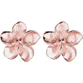 Elli - Elli Oorbellen Dames Frangipani Bloemen Motief Elegant in 925 Sterling Zilver