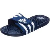 Adidas Muiltjes 'Adissage' nachtblauw / wit