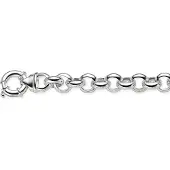 Classics&More - Zilveren schakelarmband